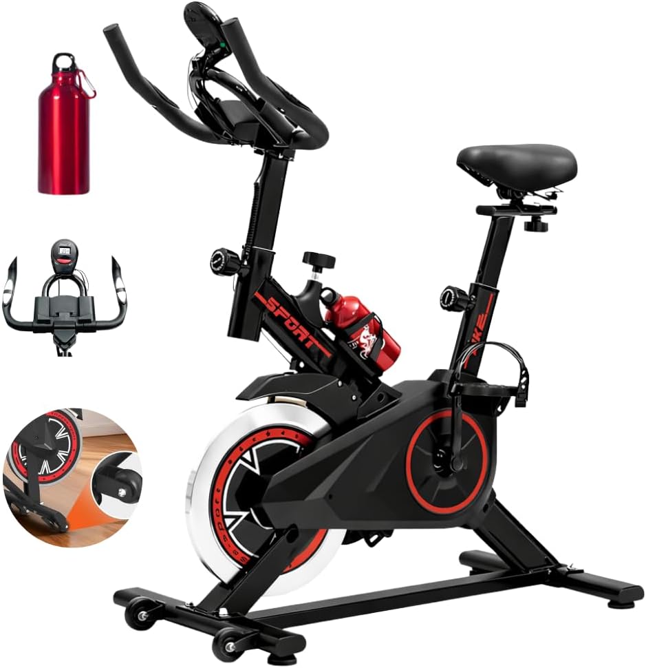 Bicicleta Ergométrica Bike Spinning Silenciosa Ajustável - Linha Fitness Premium